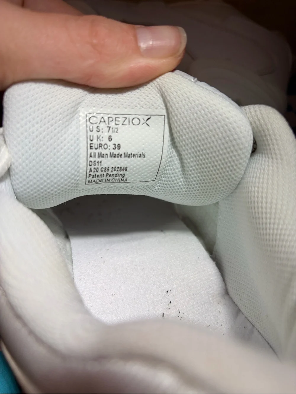 Capezio White Lace-Up Dance Sneakers